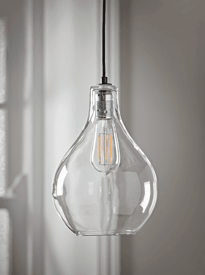 Teardrop Pendant - Clear