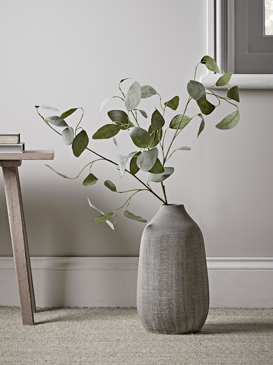 

Textured Vase - Soft Grey