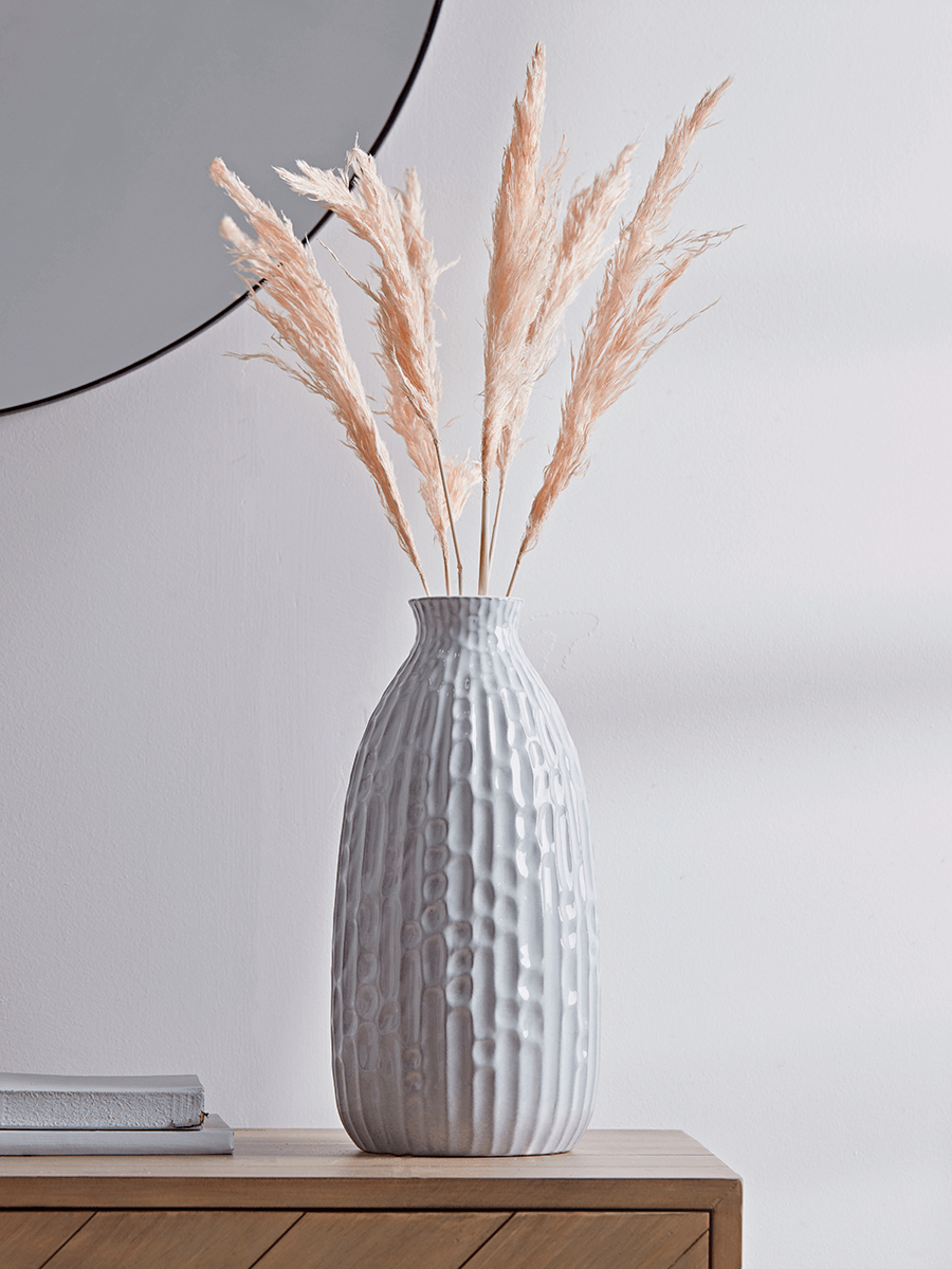 

Six Dried Pampas Grasses - Blush