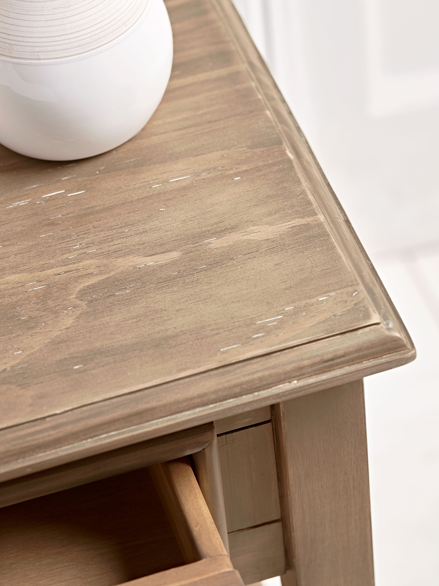 Camille Bedside Table - Limewashed