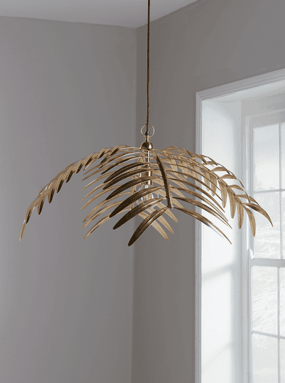 Gold Palm Pendant