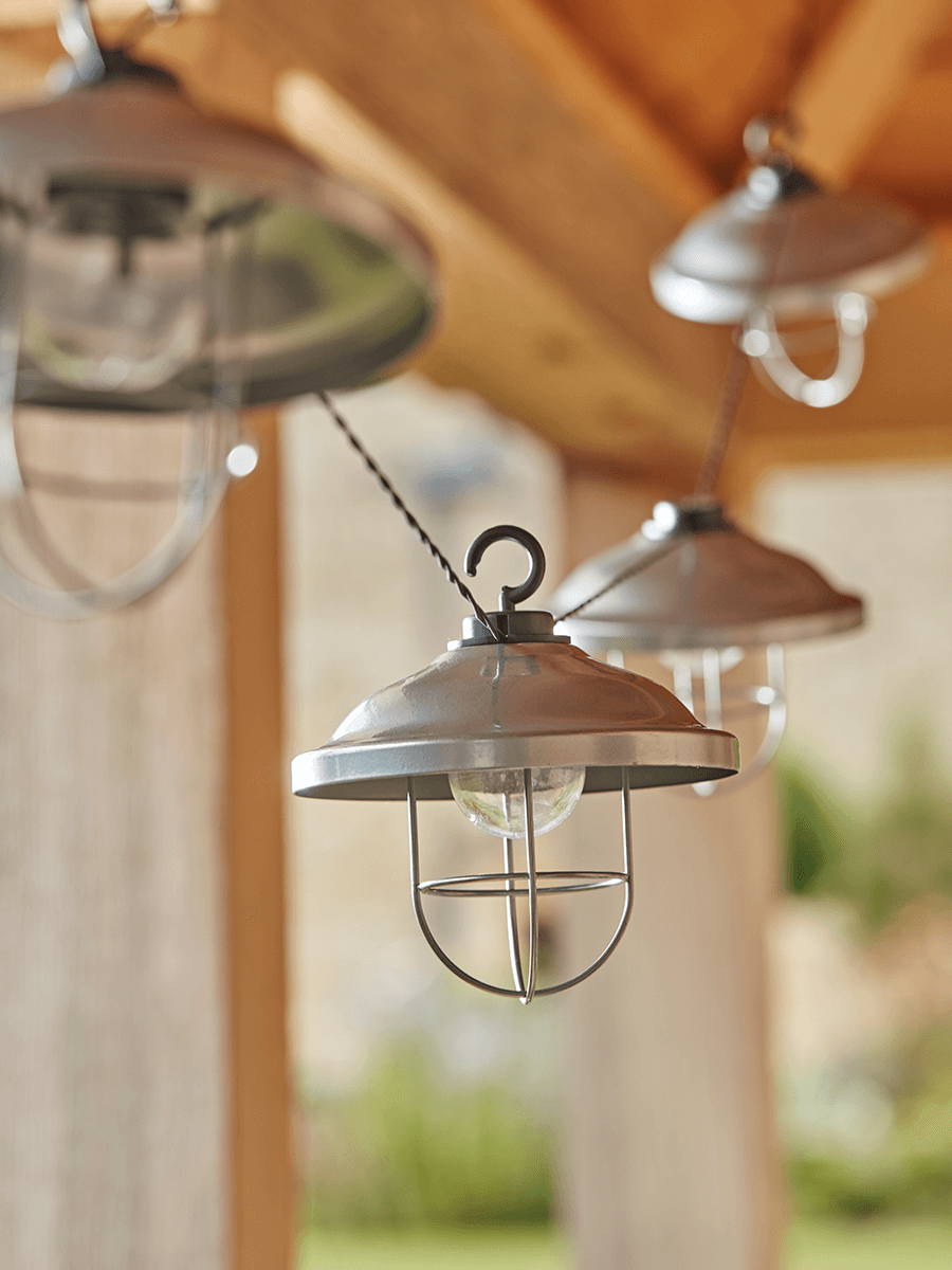 

Solar Metal Cage Festoon Lights