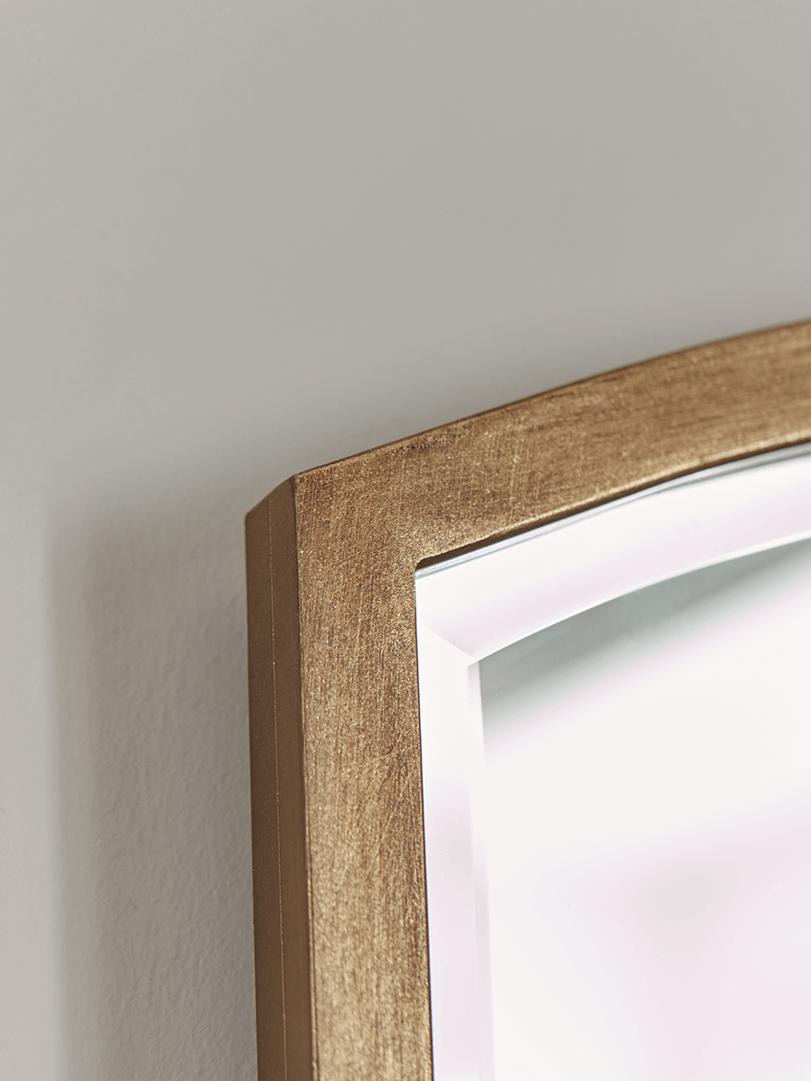 Product photograph of Antique Gold Arch Top - Wall Mirror from Cox and Cox.