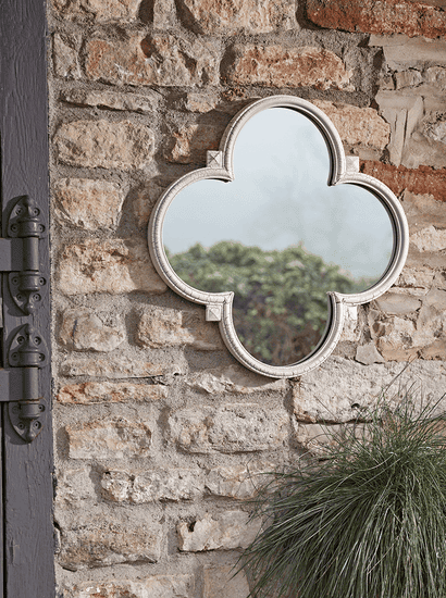 Outdoor Quatrefoil Mirror