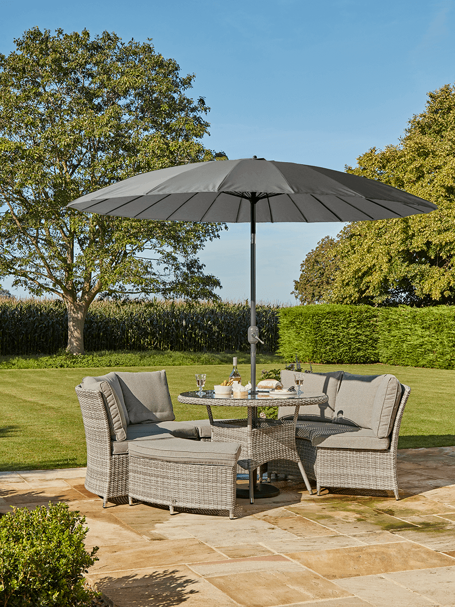 

Kyoto Parasol Set - Grey