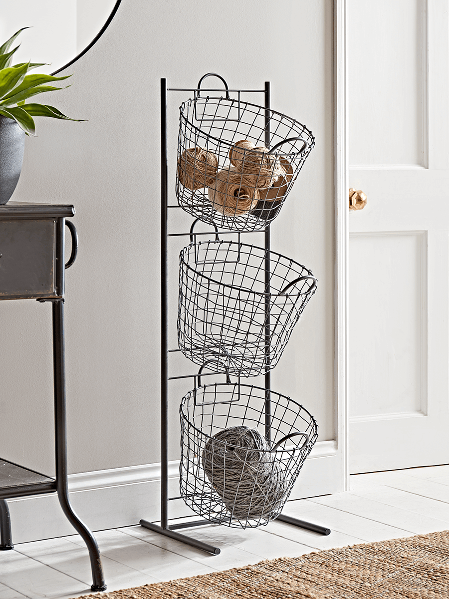 

Tiered Wire Storage Basket