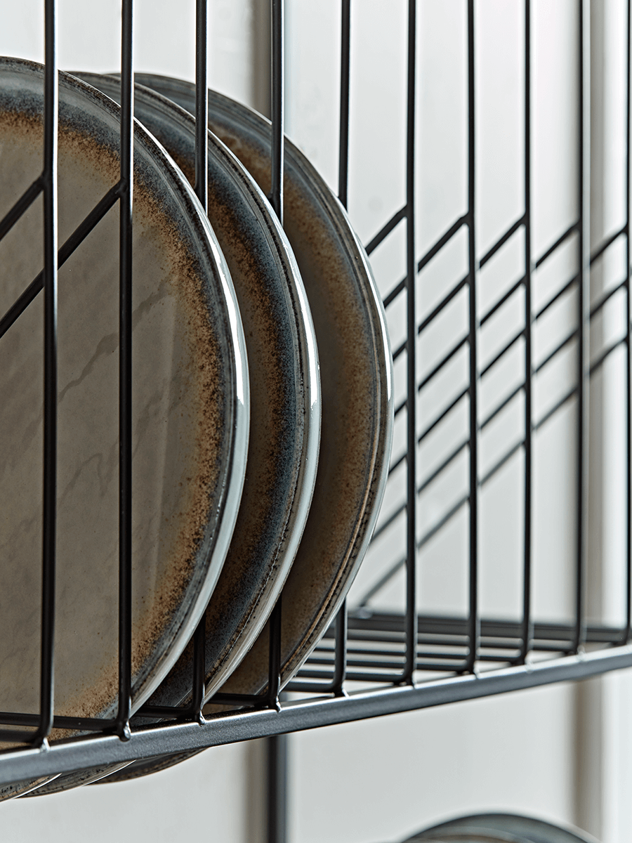 Industrial Style Iron Wall Unit - Large