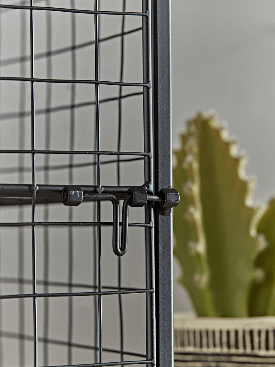 Industrial Style Iron Wall Unit - Large