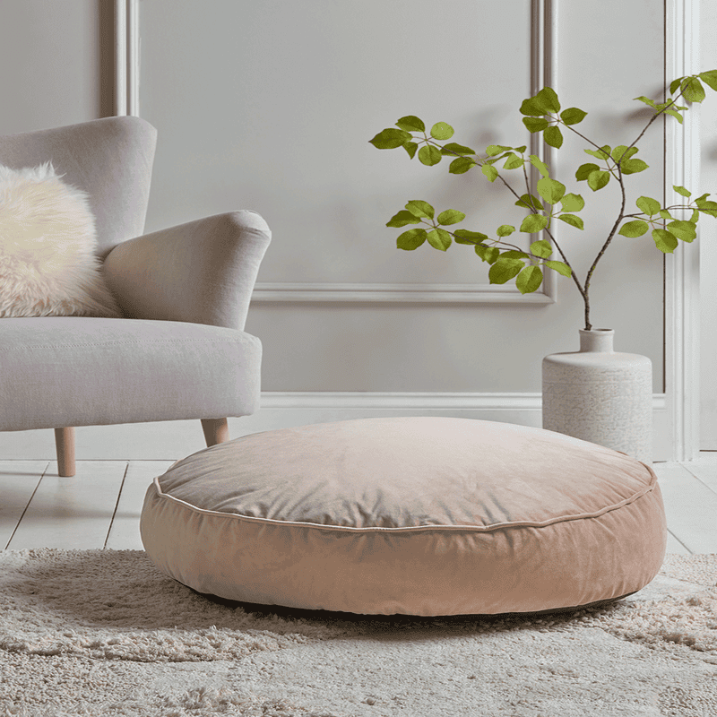 Blush top floor cushion