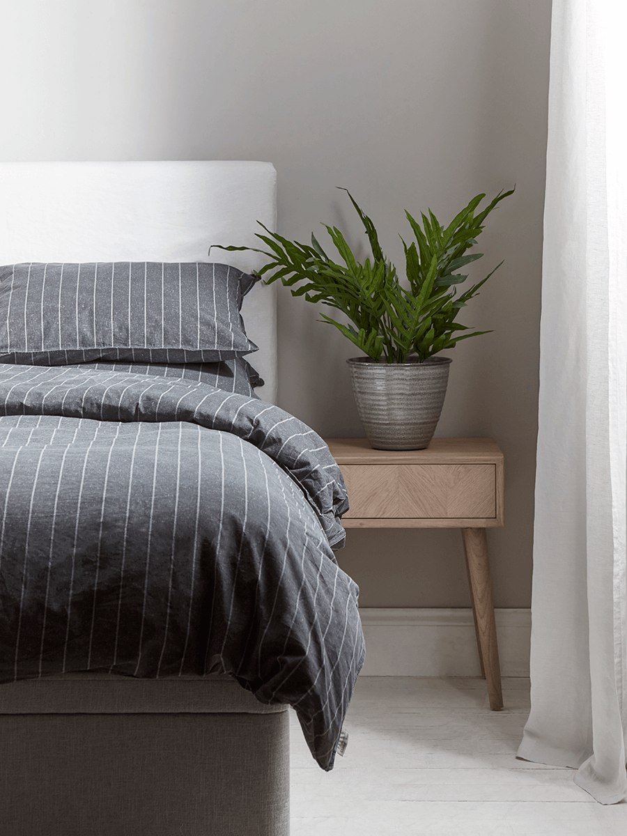 

ewashed Cotton Bed Linen Set - King