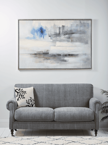 Abstract Sea Framed Canvas