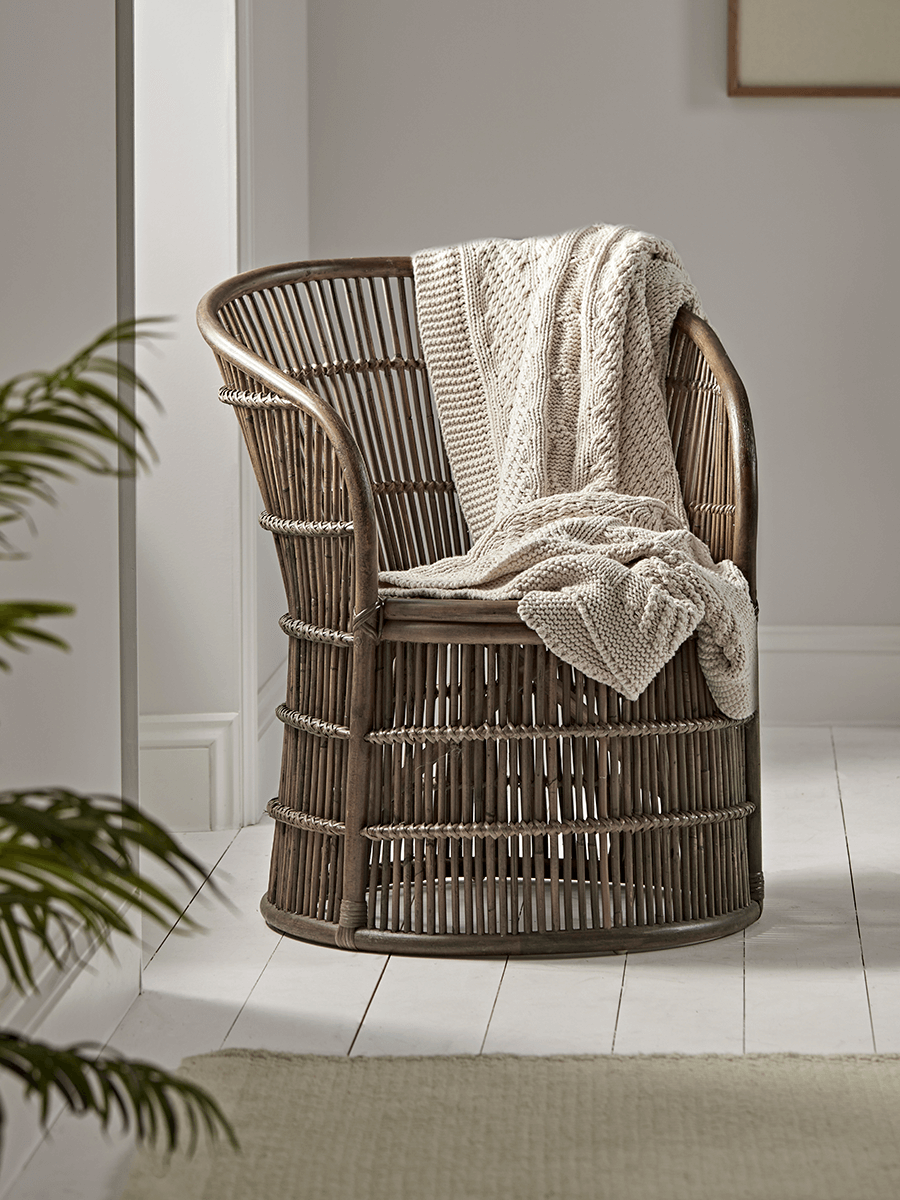 

Round Rattan Occasional Chair