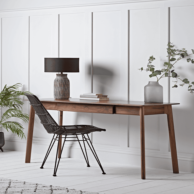 Contemporary discount walnut desk