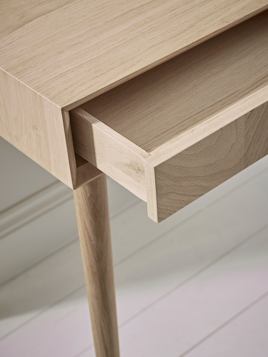 Chevron Oak Desk