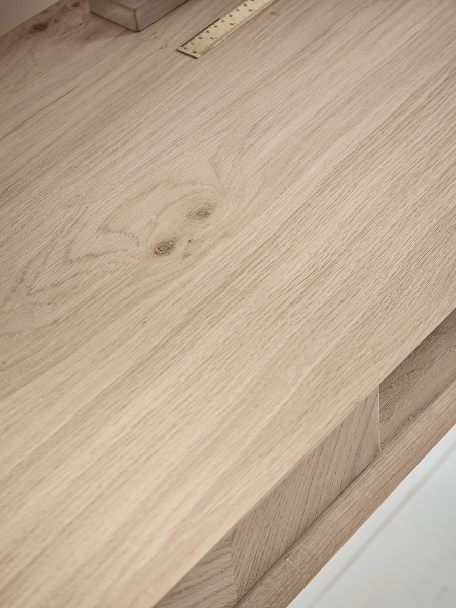 Chevron Oak Desk