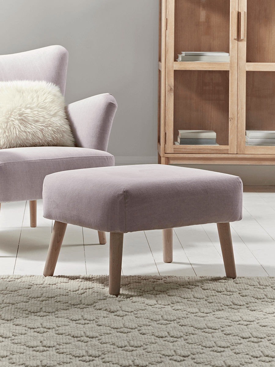 

Mads Footstool - Blush