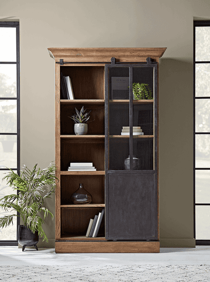 Industrial Sliding Door Display Cabinet