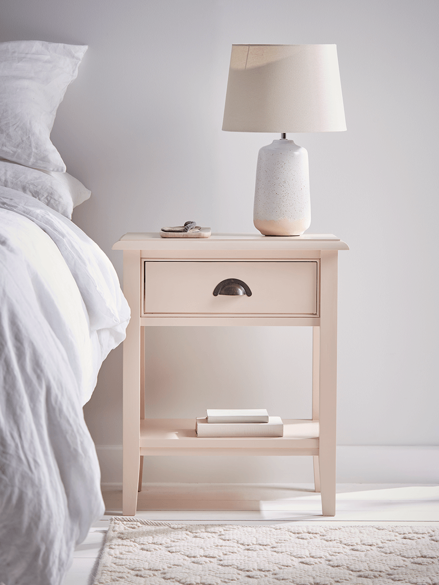 Photo of Inga bedside table - blush