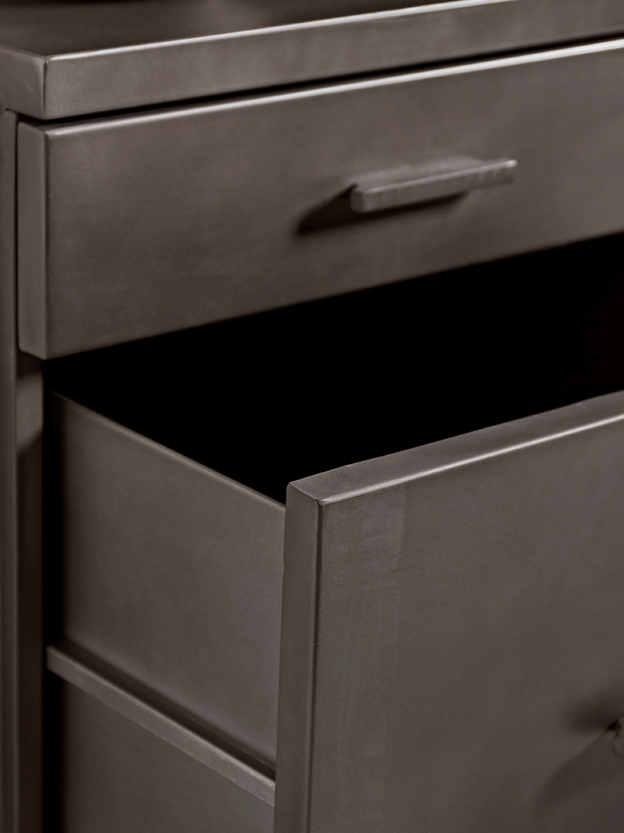 Product photograph of Newark Storage Cabinet from Cox and Cox.