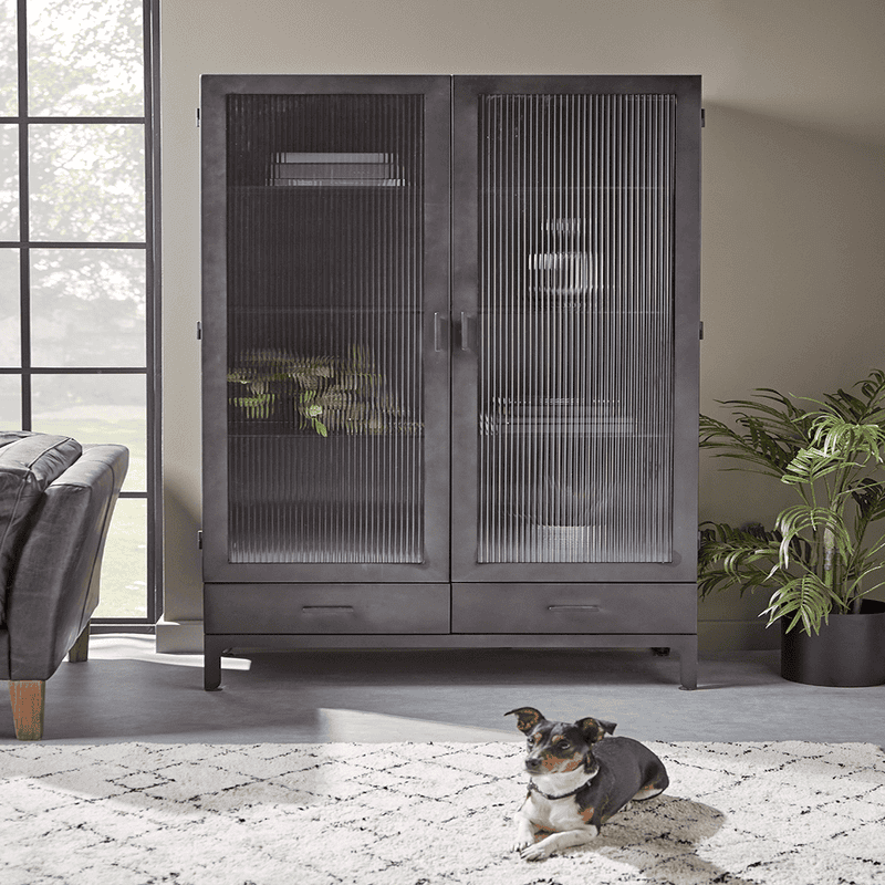 Display discount cabinet large