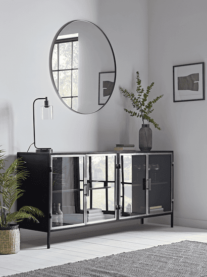 Burnished Steel Sideboard