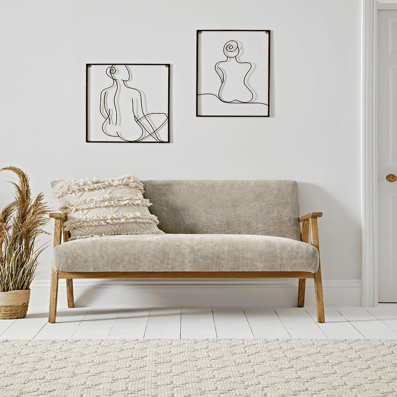 Relaxed Lounge Sofa Vintage Grey