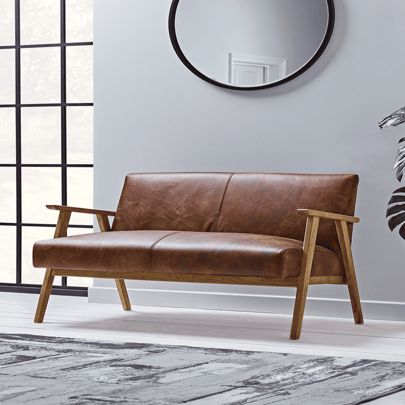 Leather hotsell lounge sofa