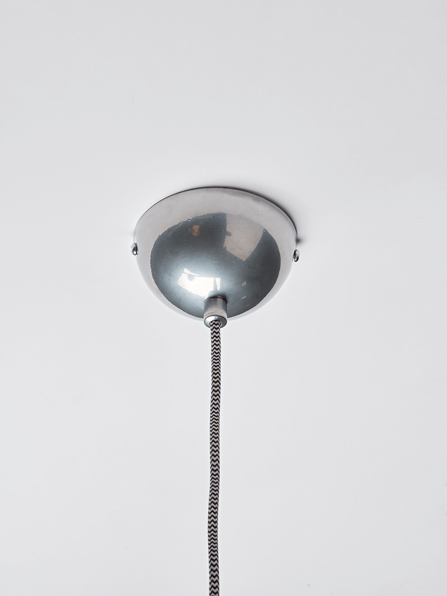 Zinc & Glass Pendant