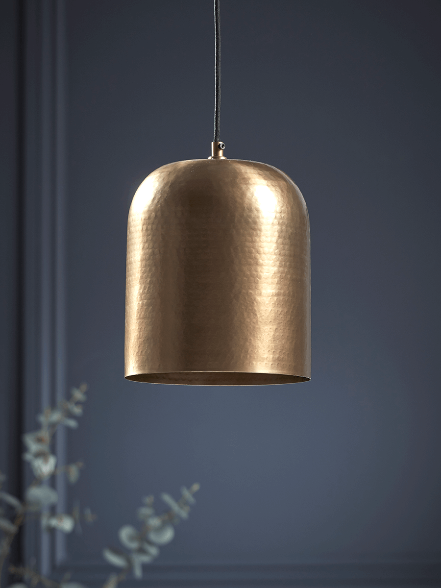 

Textured Antique Brass Pendant