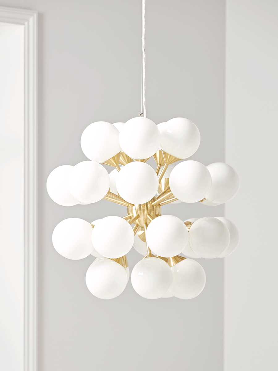 

Frosted Globe Cluster Pendant