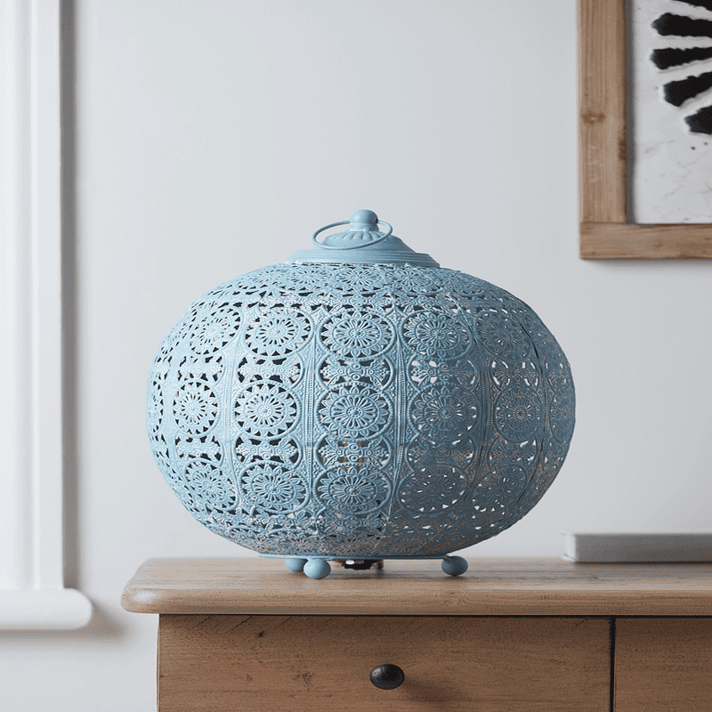 Blue maroq outlet table lamp