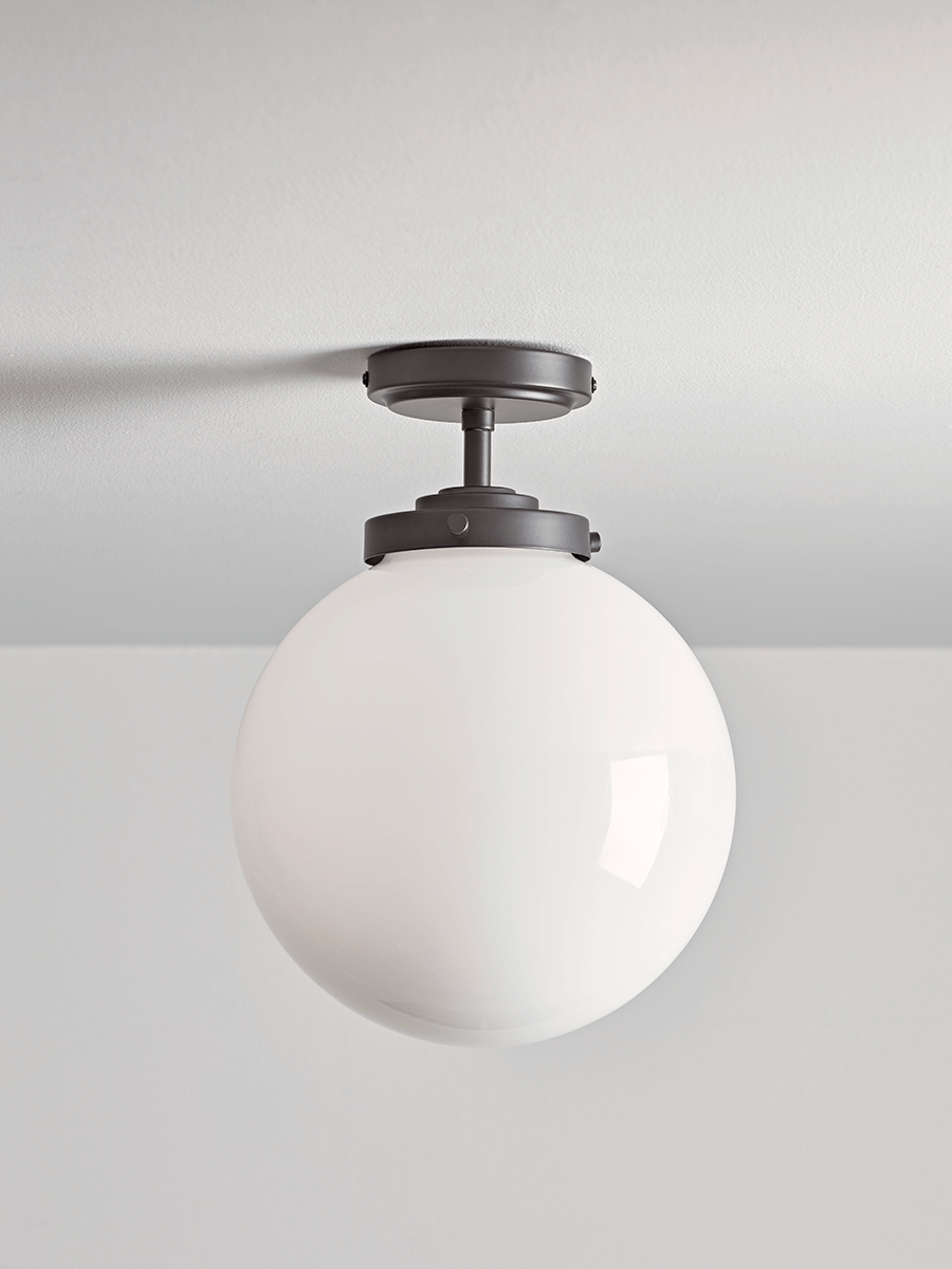 

Milky Globe Bathroom Pendant