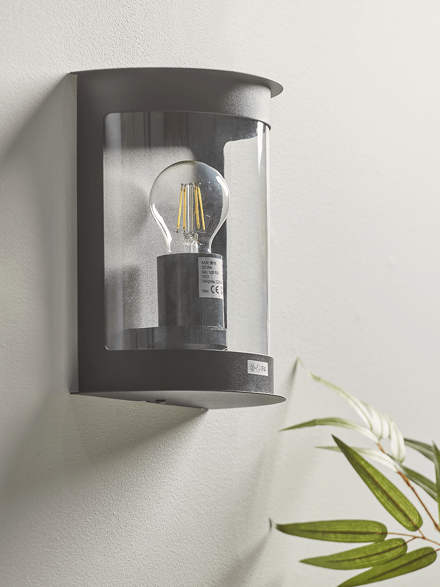 Product photograph of Curved Box Lantern from Cox and Cox