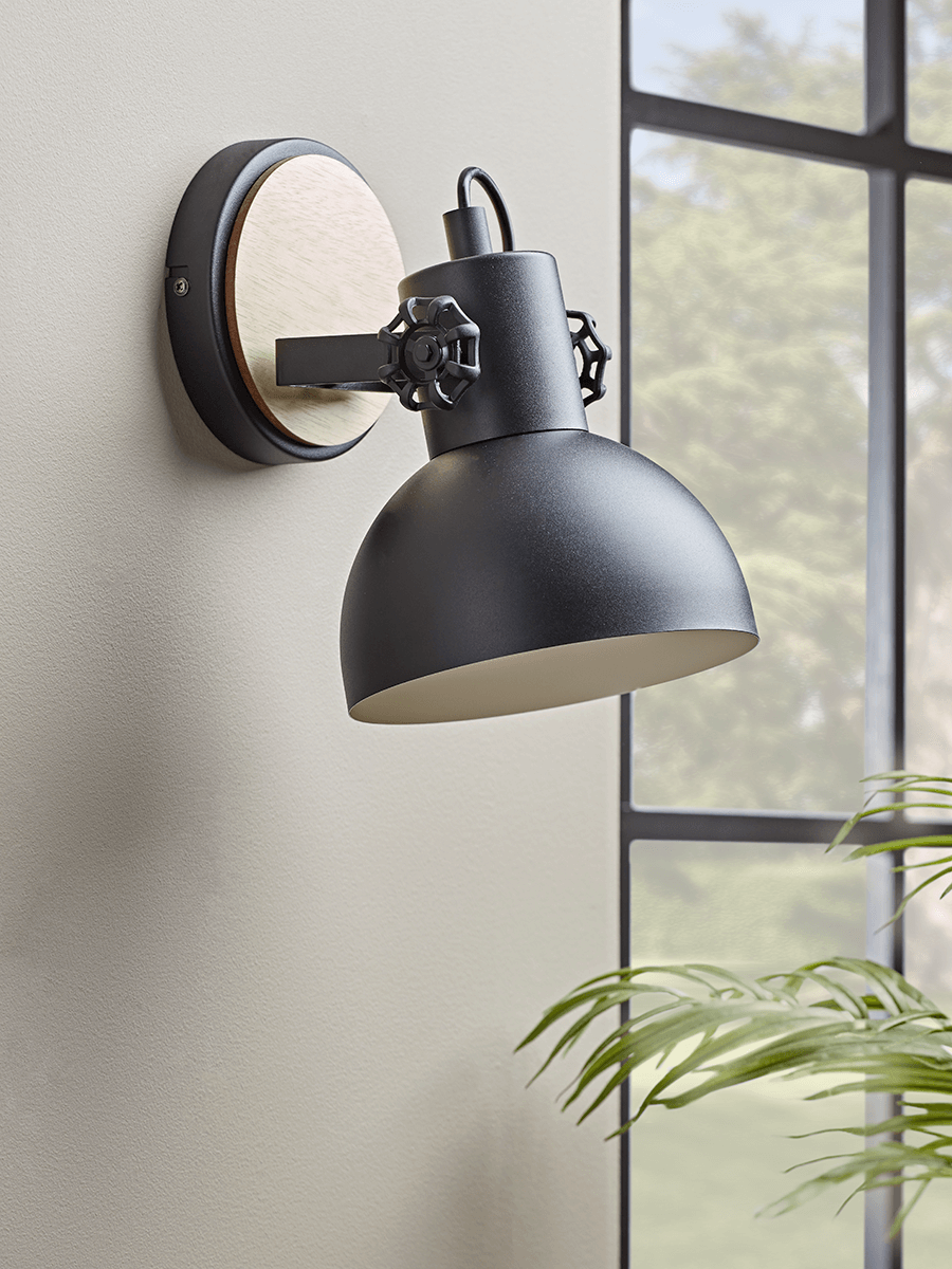 Product photograph of Rockville Wall Light from Cox and Cox