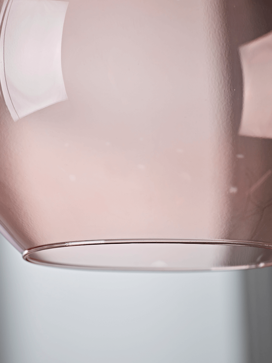 Teardrop Pendant - Blush
