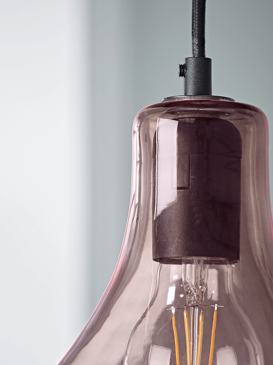 Teardrop Pendant - Blush