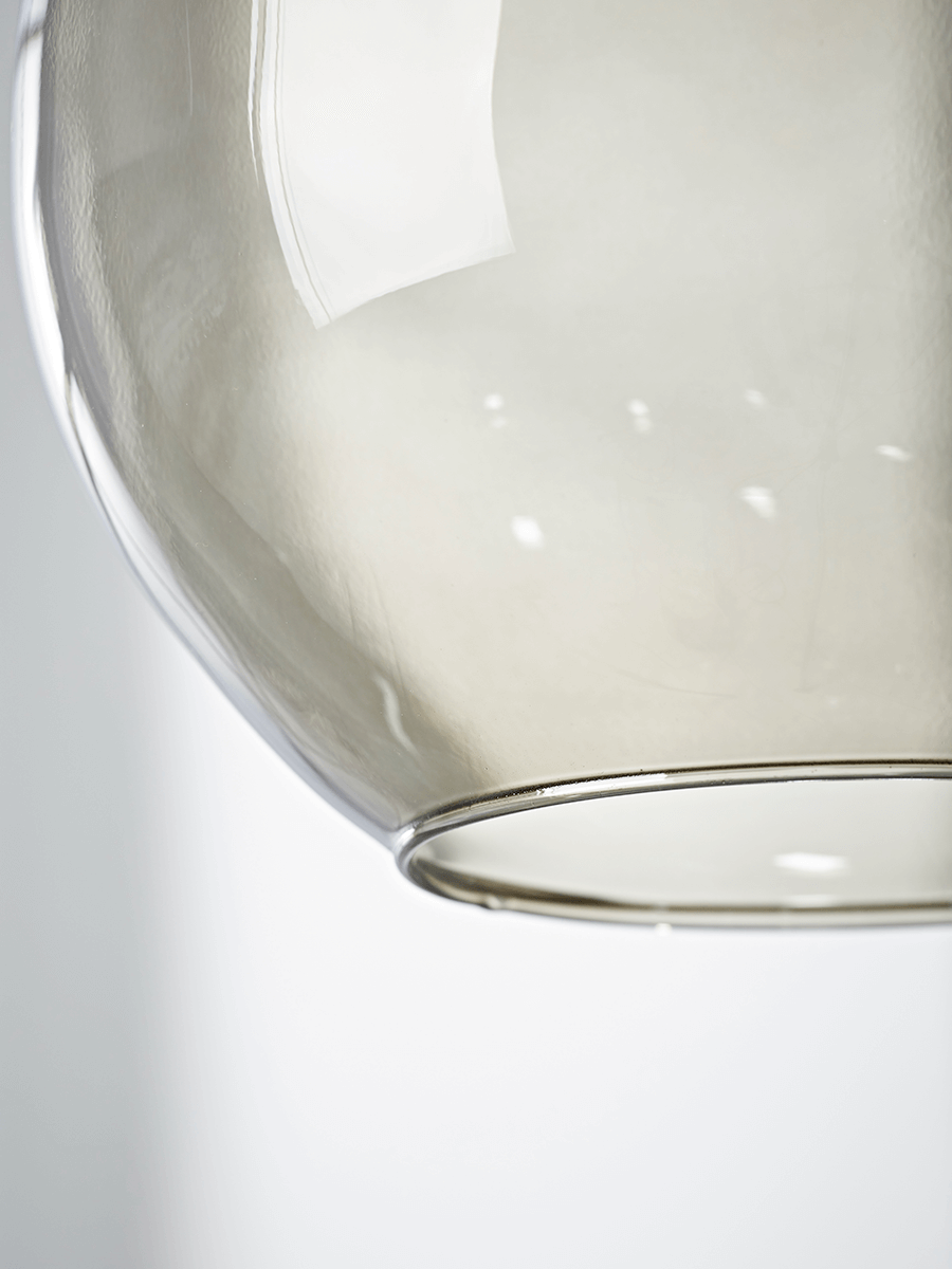 Teardrop Pendant - Grey