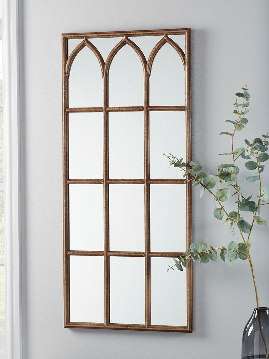 

Indoor Outdoor Rectangular Gothic Mirror