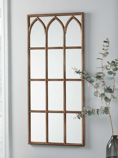 Indoor Outdoor Rectangular Gothic Mirror