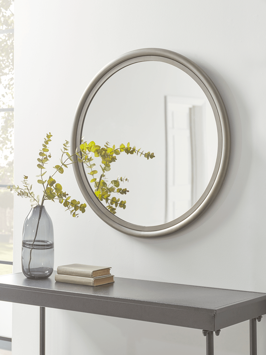

Round Zinc Clawson Mirror - Small