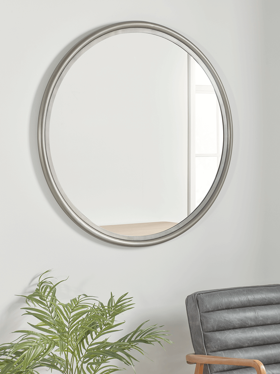 

Round Zinc Clawson Mirror - Large