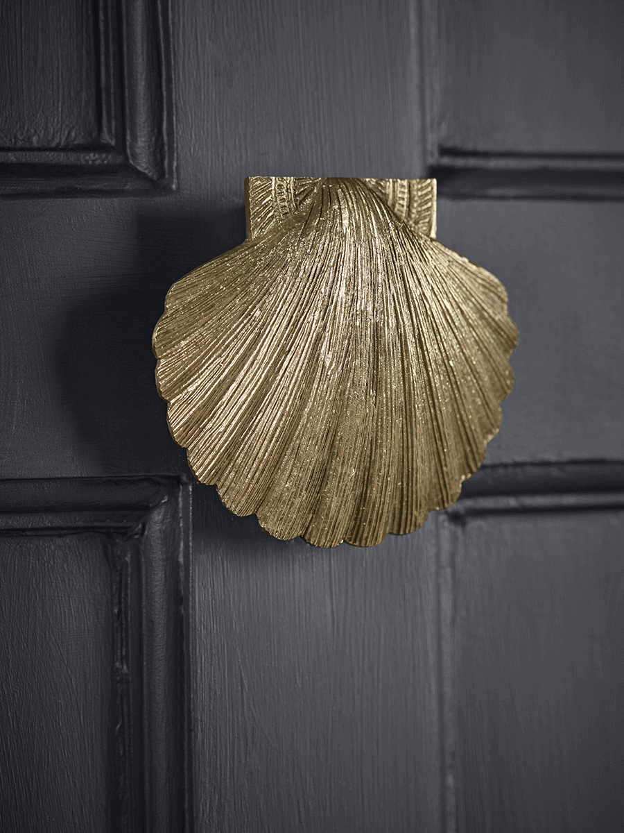 

Shell Door Knocker – Solid Brass