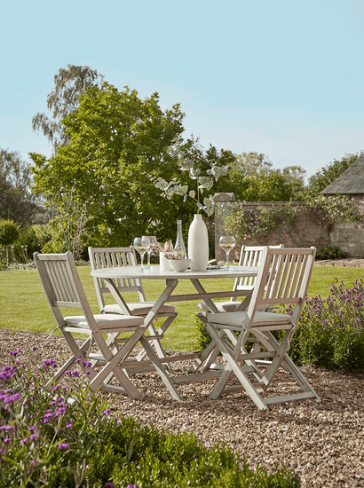 Ravenna Round Dining Set - Grey