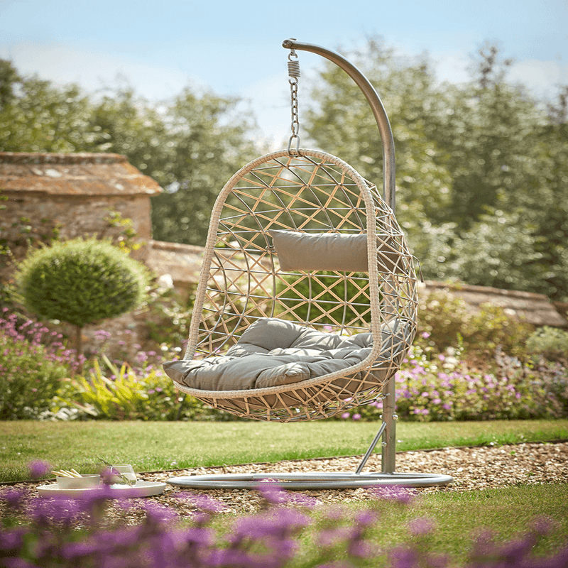 Outdoor Slim Hanging Chair Grey