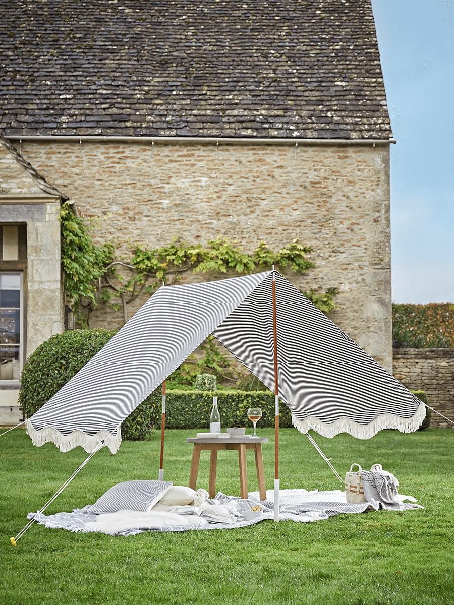 

Fringed Canopy - Blue Stripe