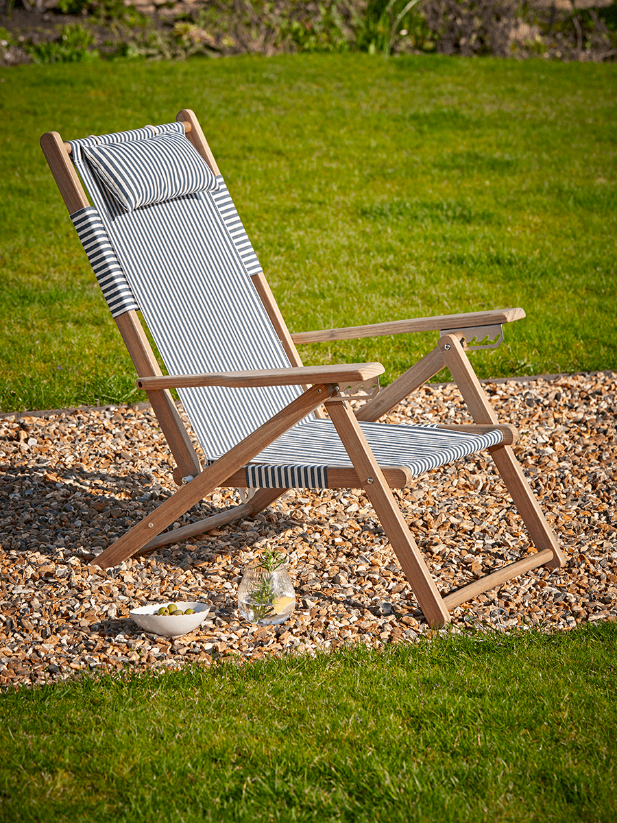 

Beach Chair - Blue Stripe
