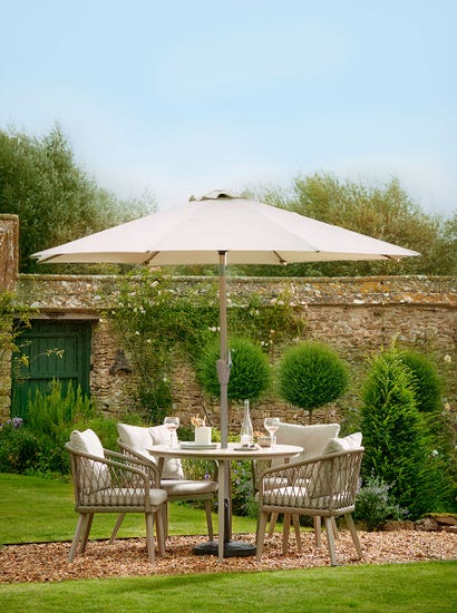 Woven Rope Round Dining Set