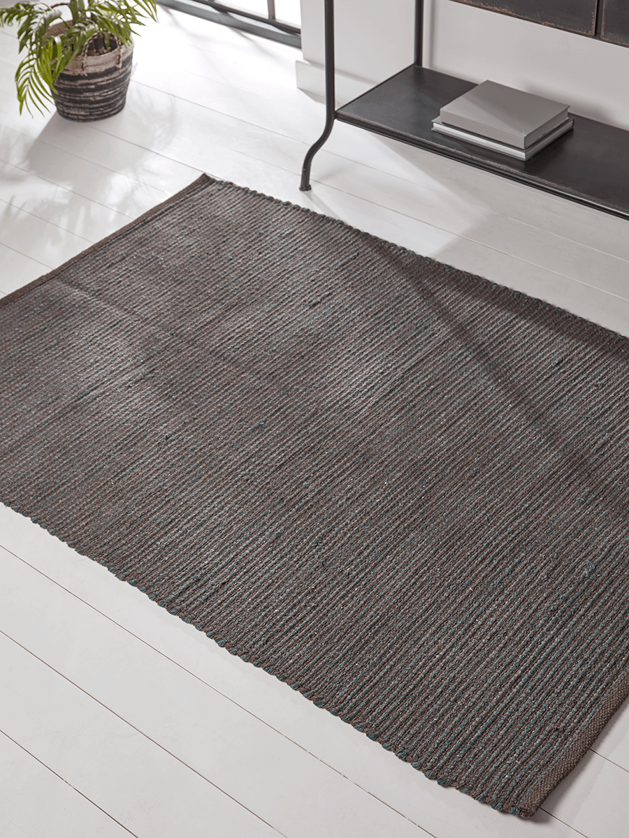 

Kapa Rug - Charcoal & Teal