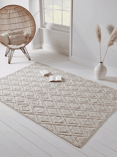 Diamond Textured Rug