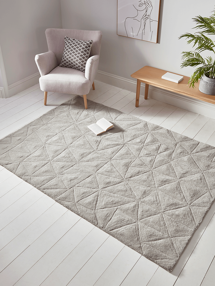 

Textured Triangle Rug